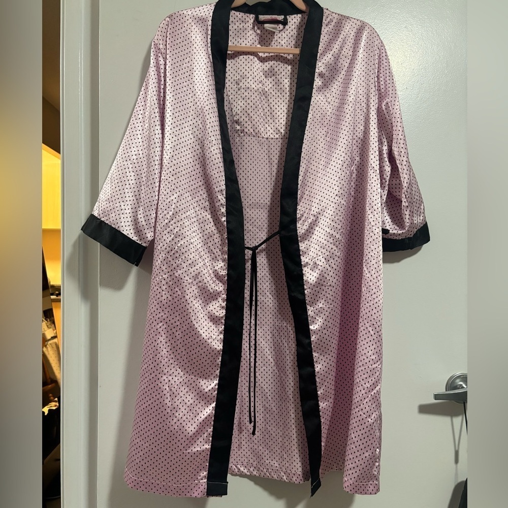 - Charmour silk-like robe